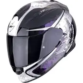 Scorpion Exo-491 Run Capacete Integral Preto/Lilás 2XS unissexo