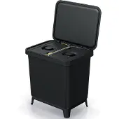 Keden Caixote Do Lixo Para Reciclagem 2x10l Systema 39x29x41 Cm