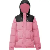 UCY Casaco de inverno cor-de-rosa / preto