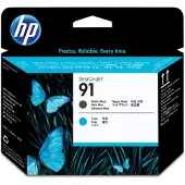 HP 91 cabeças de impressão preto + ciano (C9460A)