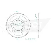 Esjot Roda Dentada Traseira 15094 428