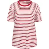 KAFFE CURVE Camisa vermelho / branco