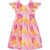 DANAMADE Vestido 'DRUBY' laranja / rosa / rosa claro