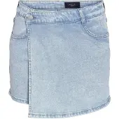 Noisy May Saia Curta De Cintura Alta Noami Denim