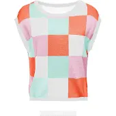 Imily Bela Pullover menta / cor-de-rosa / vermelho-alaranjado / branco