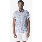 KOROSHI Camisa azul / branco