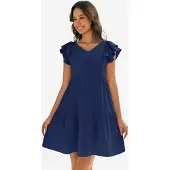 Imily Bela Vestido azul escuro