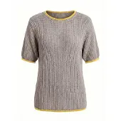 Imily Bela Pullover amarelo / taupe