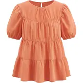 Imily Bela Blusa laranja escuro