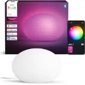 Philips Candeeiro de mesa inteligente Hue Flourish, branco, RGB, CCT, E27