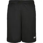 Urban Classics Calças preto / branco