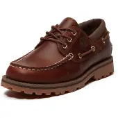 Timberland unisex para criança. TB0A2A5FEM61 Náuticos de Couro Authentic castanho (32), Marrom, Plano, Cordão, Casual, moda infantil