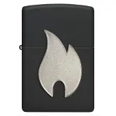 Zippo BIG Flame Silver Emblem 2008154, isqueiro