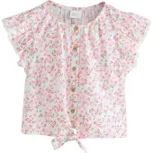 Next Blusa rosa / vermelho / branco