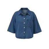 Imily Bela Blusa azul ganga
