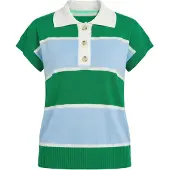 Imily Bela Pullover azul claro / verde / branco