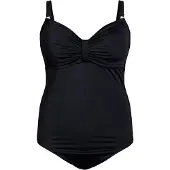 Swim By Zizzi Fato de banho 'Shanny' preto