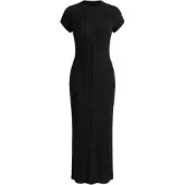 Imily Bela Vestido de malha preto