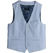 Next Colete azul claro / branco