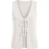 Imily Bela Colete de malha offwhite