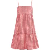 Imily Bela Vestido de verão melancia / vermelho claro