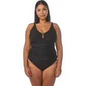 Swim By Zizzi Fato de banho 'SKRisty' preto