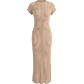 Imily Bela Vestido de malha mocha