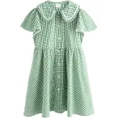 Next Vestido verde / branco