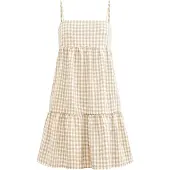 Imily Bela Vestido de verão creme / areia