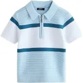 Next Pullover azul ciano / azul claro / branco