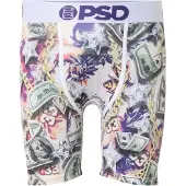 PSD Boxers 'AJ' antracite / azul-violeta / branco