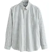 Next Camisa azul noturno / azul claro / branco