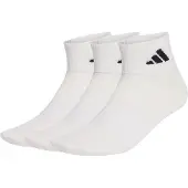 Adidas Meias de desporto 'THIN&LIGHT SPORTSWEAR ANKLE 3 PAIR PACK' preto / branco