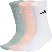 Adidas EMBALAGEM DE 3 PARES DE MEIAS DE CANO MÉDIO ACOLCHOADAS SPORTSWEAR