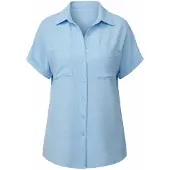 Imily Bela Blusa azul claro