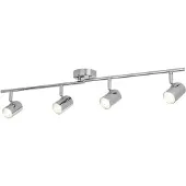 Searchlight Projetor de teto LED Rollo, quatro luzes, cromado