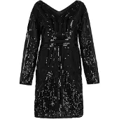 NAEMI Vestido de cocktail preto