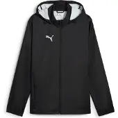 Puma Casaco deportivo 'TeamAdditions' preto / branco