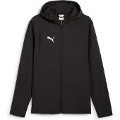 Puma Casaco de treino 'TeamAdditions' preto / branco