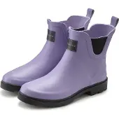 Elbsand Botas de borracha roxo / preto