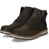 Rieker Botas com atacadores cinzento / oliveira