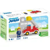Playmobil Junior: Caminhão De Bombeiros