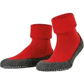 Falke Pantufa cinzento escuro / vermelho