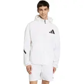 Adidas Casaco deportivo preto / branco