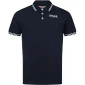 Lonsdale Camisa 'Eastleigh' azul escuro / branco
