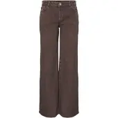 Pieces Jeans De Cintura Baixa Selma Wide Leg