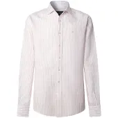 Hackett Camisa De Manga Comprida Summer Stripe Linen