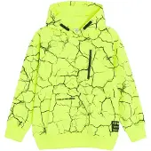 Cool Club Sweatshirt verde néon / preto