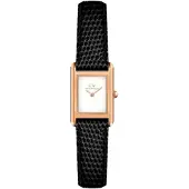 Daniel Wellington Bound Mini 17x26 Black Lizard White RG DW00100907