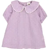 Müsli Vestido roxo / branco